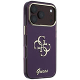 Guess iPhone 17 Pro/iPhone 18 Pro Deksel 4G Script Burgundy