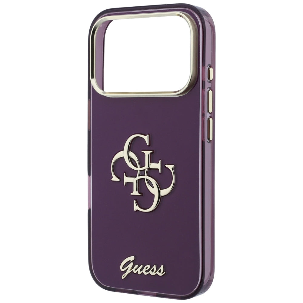Guess iPhone 17 Pro/iPhone 18 Pro Deksel 4G Script Burgundy