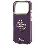 Guess iPhone 17 Pro/iPhone 18 Pro Deksel 4G Script Burgundy