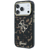 Guess iPhone 17 Pro/iPhone 18 Pro Deksel 4G Script skilpaddemønster