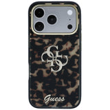 Guess iPhone 17 Pro Max/iPhone 18 Pro Max Deksel 4G Script skilpaddemønster