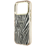 Guess iPhone 17 Pro/iPhone 18 Pro Deksel Zebra Glitter Gull