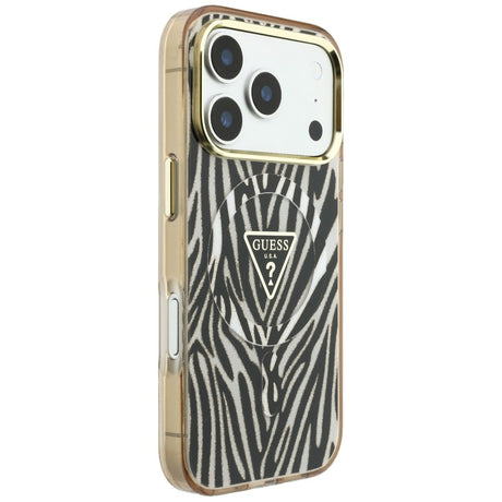 Guess Deksel iPhone 17 Pro Max/iPhone 18 Pro Max Zebra Glitter Gull