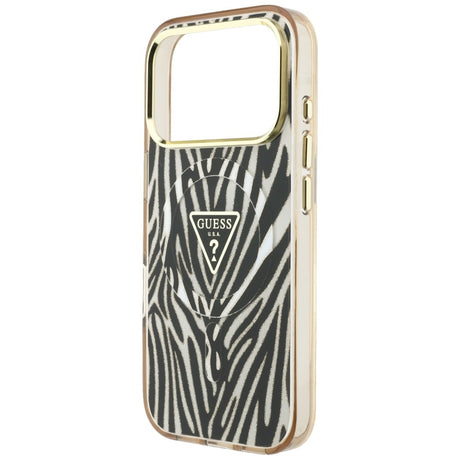 Guess Deksel iPhone 17 Pro Max/iPhone 18 Pro Max Zebra Glitter Gull