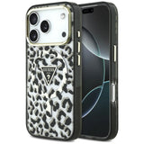 Guess iPhone 17 Pro/iPhone 18 Pro Deksel Leopard Glitter Svart