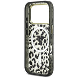Guess iPhone 17 Pro/iPhone 18 Pro Deksel Leopard Glitter Svart