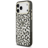Guess iPhone 17 Pro Max/iPhone 18 Pro Max Deksel Leopard Glitter Svart