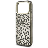 Guess iPhone 17 Pro Max/iPhone 18 Pro Max Deksel Leopard Glitter Svart