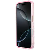 Guess iPhone 17 Pro/iPhone 18 Pro Deksel Glitter Blossom Roses Rosa