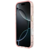 Guess iPhone 17 Pro Max/iPhone 18 Pro Max Deksel Leopard Glitter Rosa