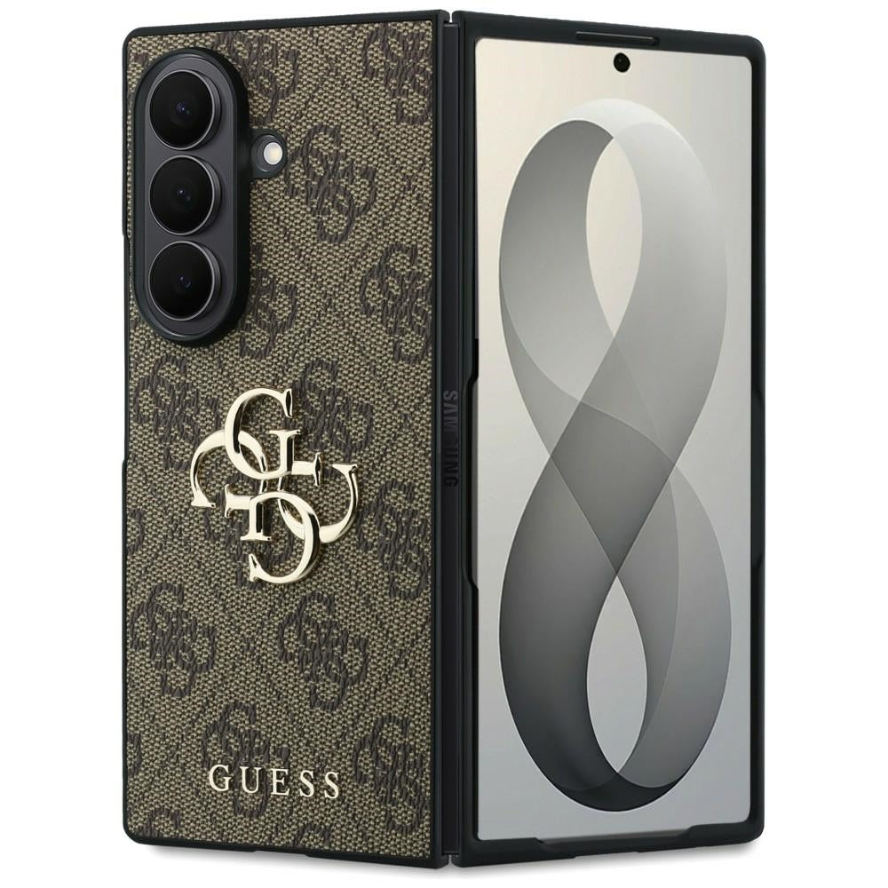Guess Samsung Galaxy Z Fold 8 Ultra Deksel 4G Big Logo Brun