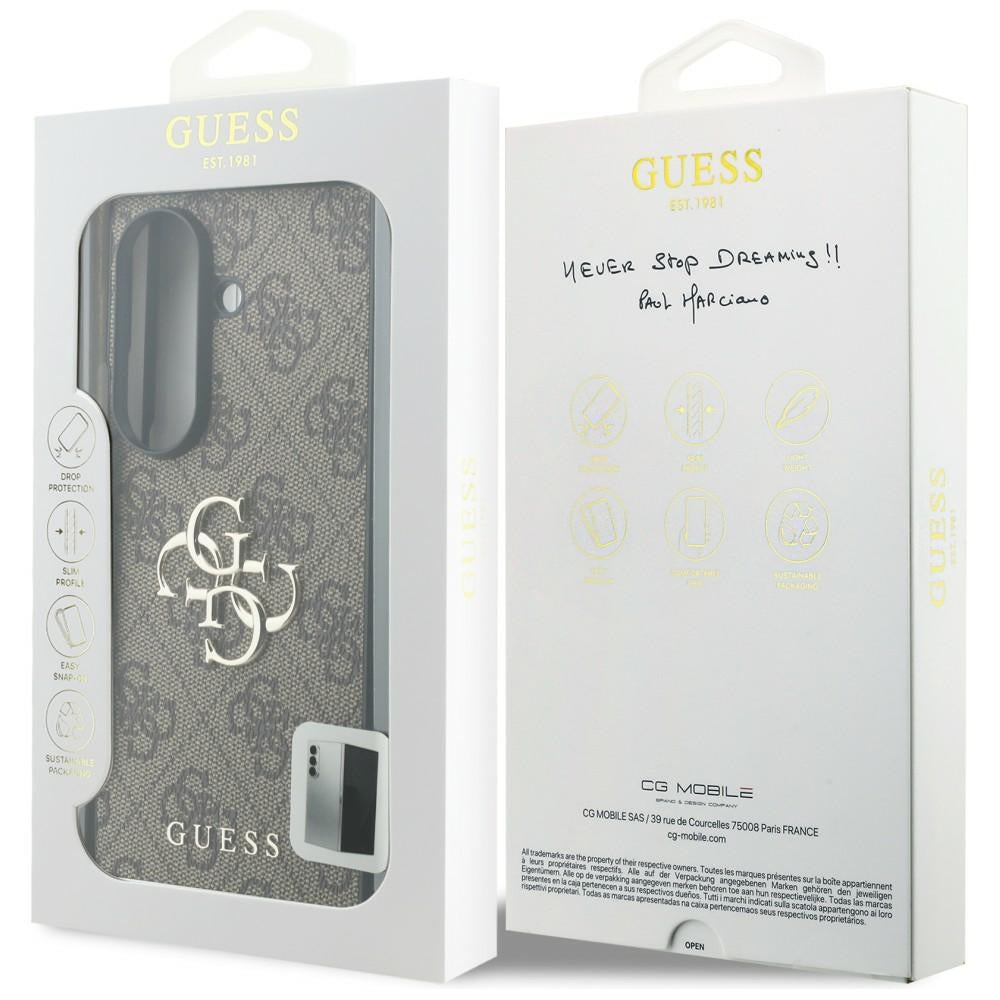 Guess Samsung Galaxy Z Fold 8 Ultra Deksel 4G Big Logo Brun