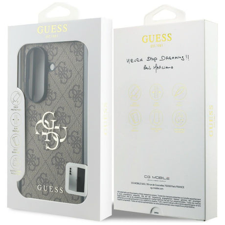 Guess Samsung Galaxy Z Fold 8 Ultra Deksel 4G Big Logo Brun