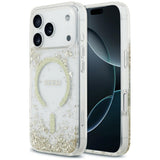 Guess iPhone 17 Pro/iPhone 18 Pro Deksel Resin Glitter Gull
