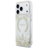 Guess iPhone 17 Pro/iPhone 18 Pro Deksel Resin Glitter Gull