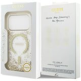 Guess iPhone 17 Pro/iPhone 18 Pro Deksel Resin Glitter Gull