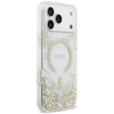 Guess iPhone 17 Pro Max/iPhone 18 Pro Max Deksel av harpiks med glitter Gull