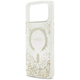 Guess iPhone 17 Pro Max/iPhone 18 Pro Max Deksel av harpiks med glitter Gull