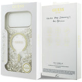 Guess iPhone 17 Pro Max/iPhone 18 Pro Max Deksel av harpiks med glitter Gull