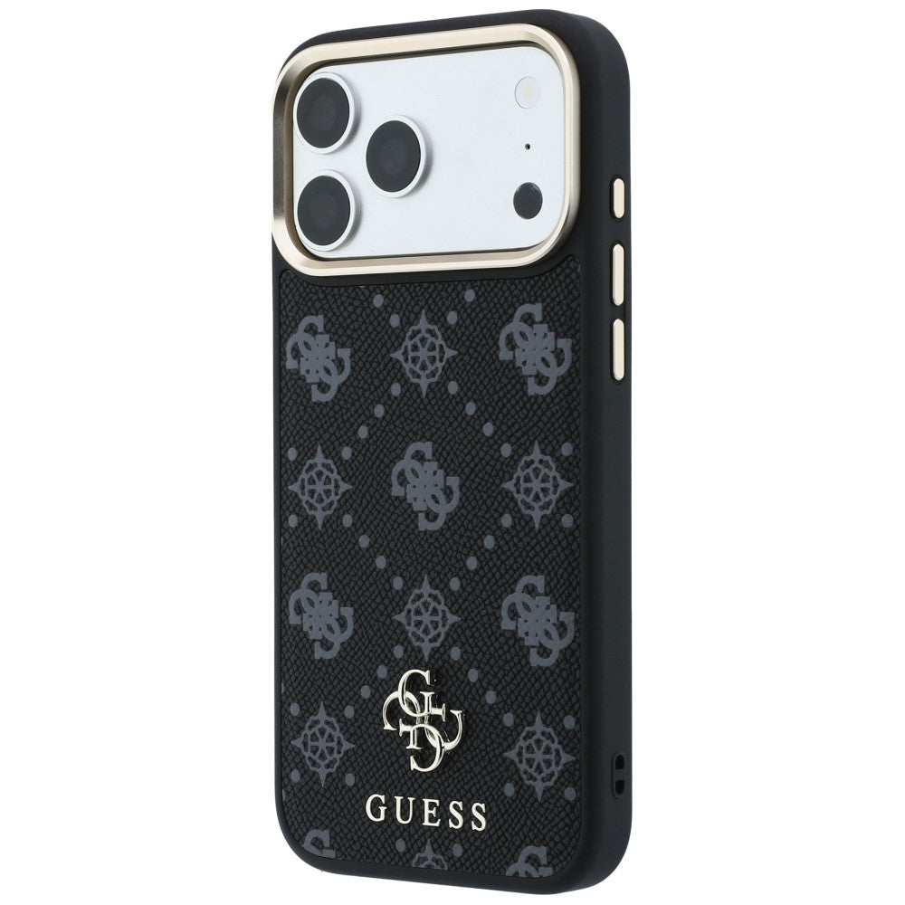 Guess iPhone 17 Pro/iPhone 18 Pro Deksel 4G Peony Svart