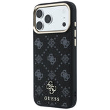 Guess iPhone 17 Pro/iPhone 18 Pro Deksel 4G Peony Svart