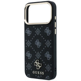 Guess iPhone 17 Pro/iPhone 18 Pro Deksel 4G Peony Svart