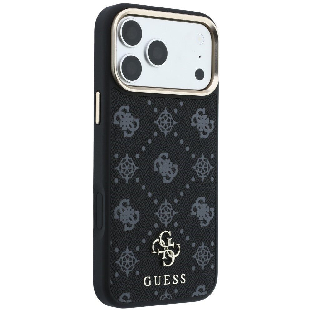 Guess iPhone 17 Pro Max/iPhone 18 Pro Max Deksel 4G Peony Svart