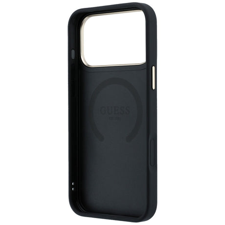 Guess iPhone 17 Pro Max/iPhone 18 Pro Max Deksel 4G Peony Svart