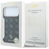 Guess iPhone 17 Pro Max/iPhone 18 Pro Max Deksel 4G Peony Svart