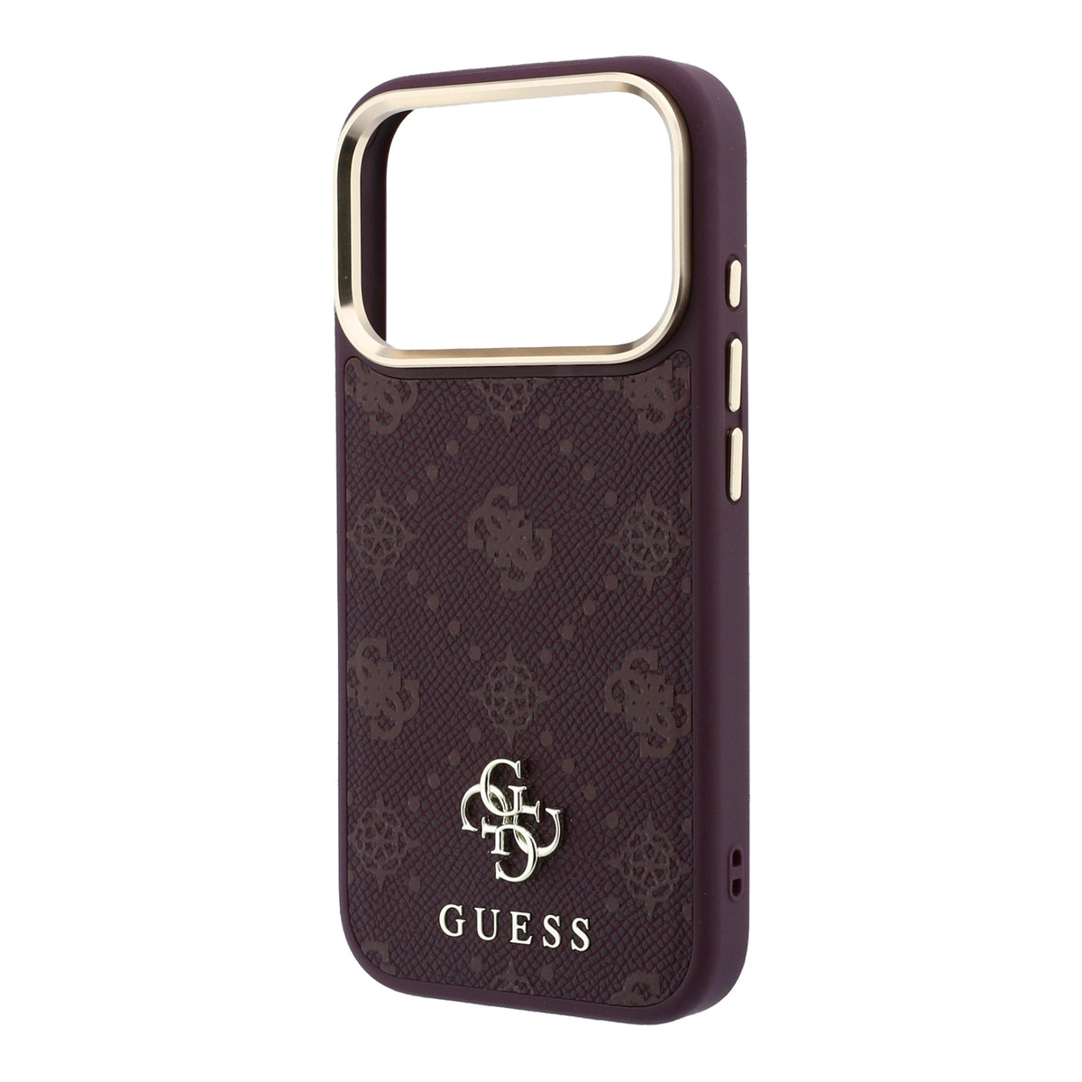 Guess iPhone 17 Pro/iPhone 18 Pro Deksel 4G Peony Burgundy