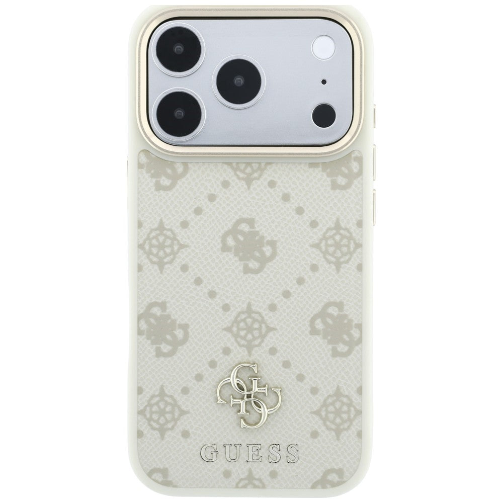 Guess iPhone 17 Pro/iPhone 18 Pro Deksel 4G Peony Beige