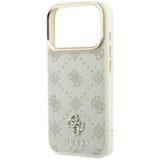 Guess iPhone 17 Pro/iPhone 18 Pro Deksel 4G Peony Beige