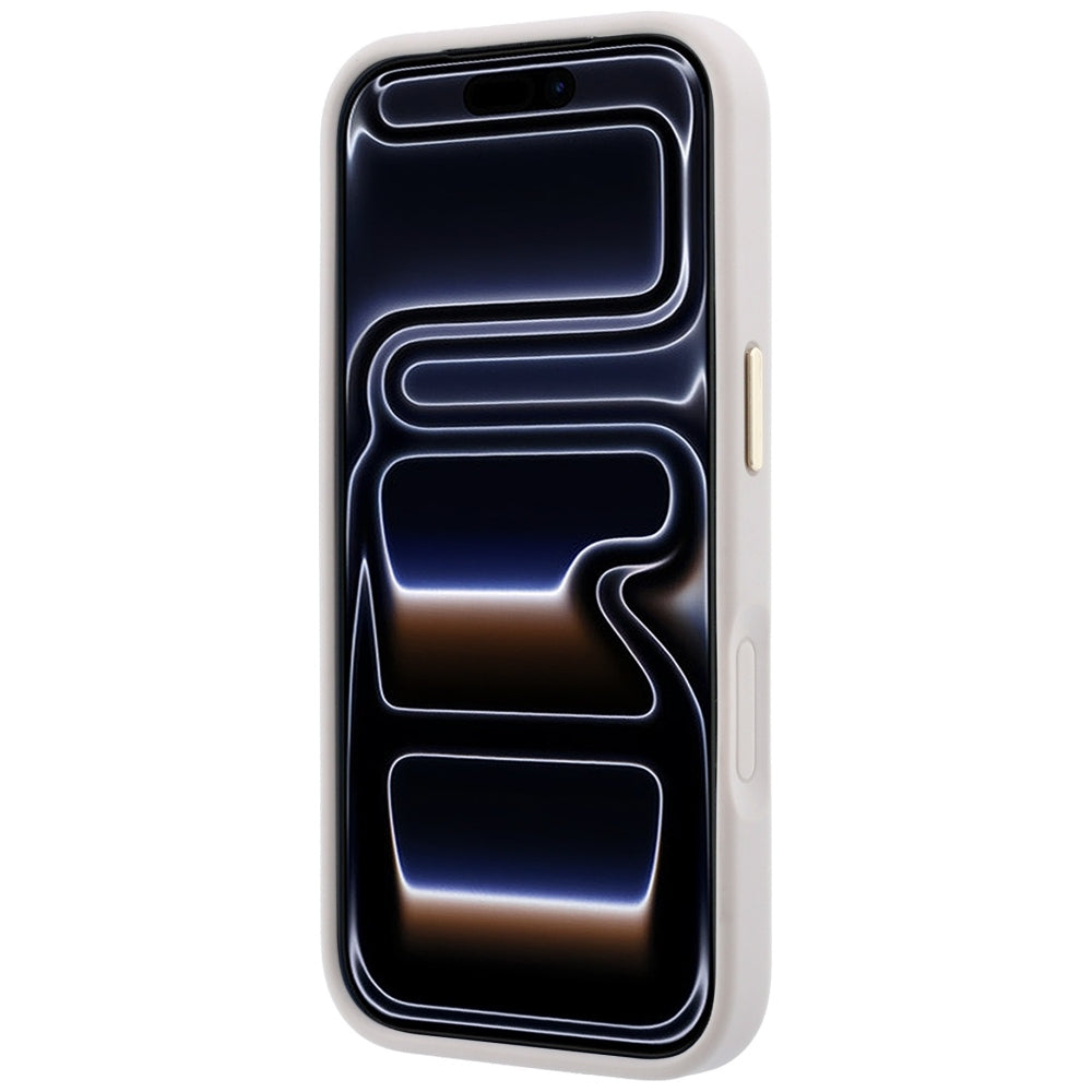 Guess iPhone 17 Pro Max/iPhone 18 Pro Max Deksel Ring Stand 4G Classic Logo Rosa