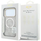 Guess iPhone 17 Pro Max/iPhone 18 Pro Max Deksel Ring Stand 4G Classic Logo Rosa