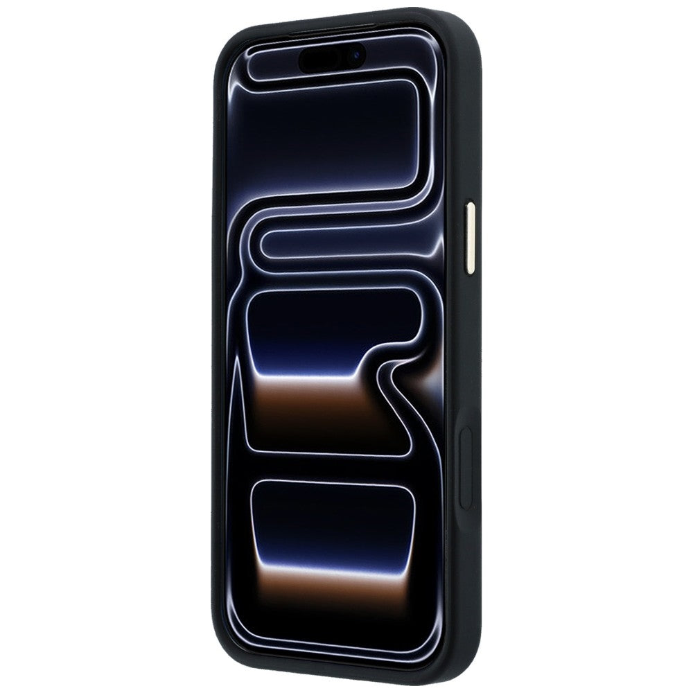 Guess iPhone 17 Pro/iPhone 18 Pro Deksel Ring Stand 4G Classic Logo Svart
