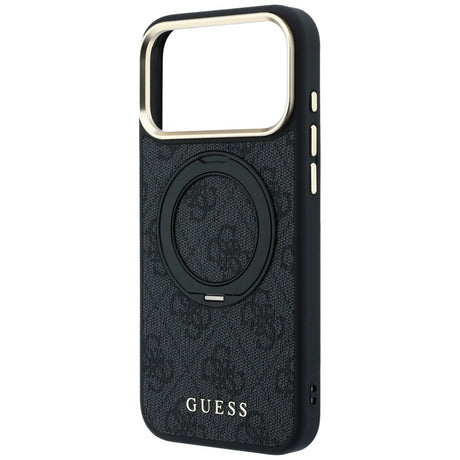 Guess iPhone 17 Pro Max/iPhone 18 Pro Max Deksel Ring Stand 4G Classic Logo Svart