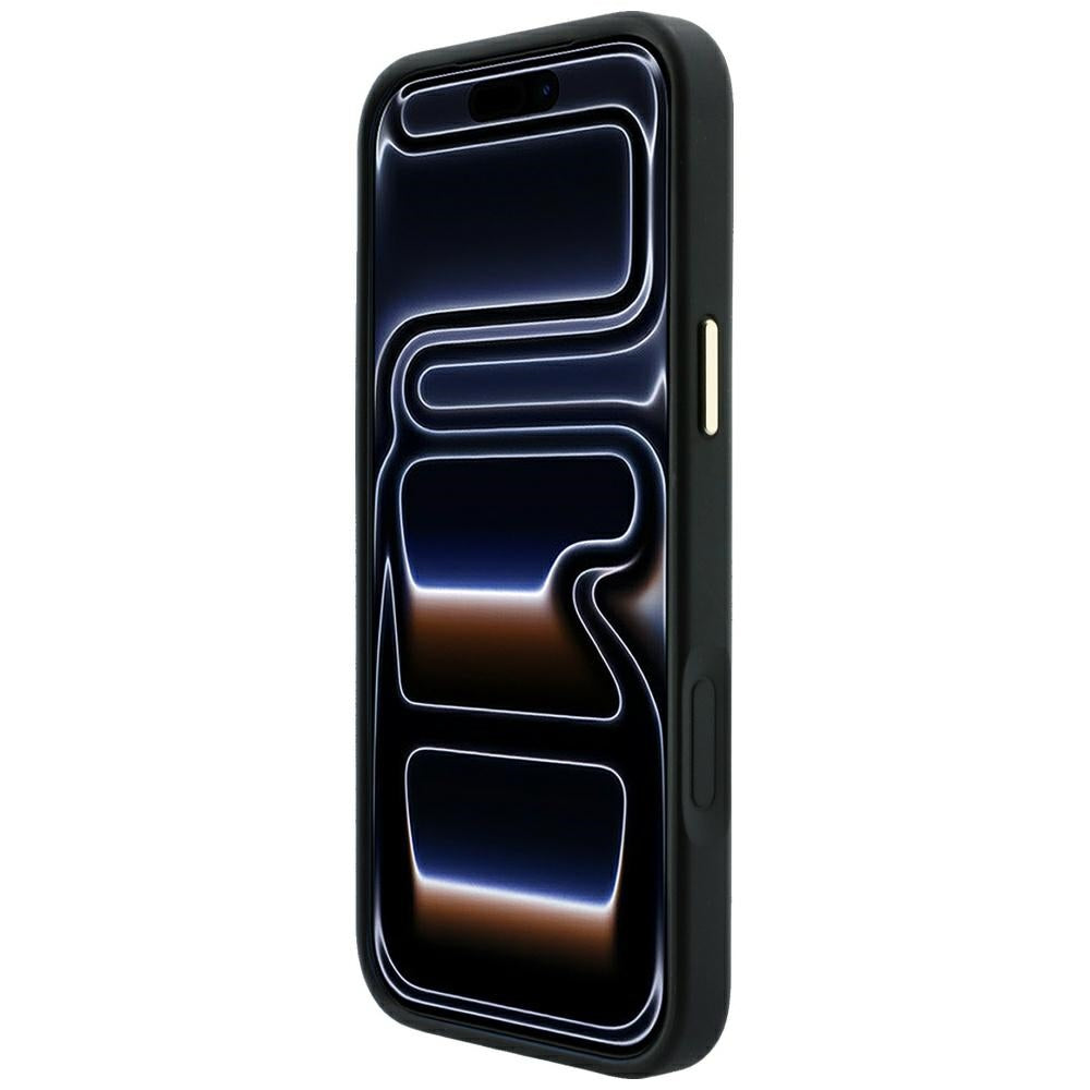 Guess iPhone 17 Pro/iPhone 18 Pro Deksel 4G Embossed MagSafe Svart