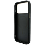Guess iPhone 17 Pro/iPhone 18 Pro Deksel 4G Embossed MagSafe Svart