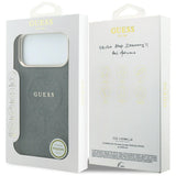 Guess iPhone 17 Pro/iPhone 18 Pro Deksel 4G Embossed MagSafe Svart
