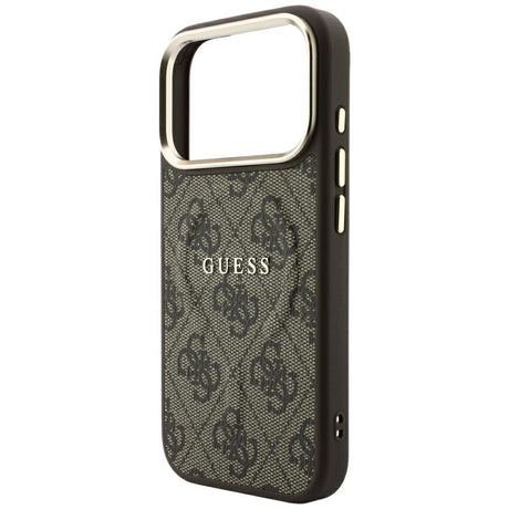 Guess iPhone 17 Pro Max/iPhone 18 Pro Max Deksel 4G Embossed MagSafe Brun