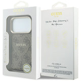 Guess iPhone 17 Pro Max/iPhone 18 Pro Max Deksel 4G Embossed MagSafe Brun