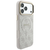 Guess iPhone 17 Pro/iPhone 18 Pro Deksel 4G Embossed MagSafe Rosa