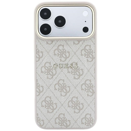 Guess iPhone 17 Pro Max/iPhone 18 Pro Max Deksel 4G Embossed MagSafe Rosa