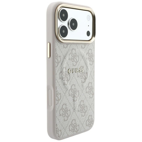 Guess iPhone 17 Pro Max/iPhone 18 Pro Max Deksel 4G Embossed MagSafe Rosa