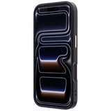 Guess iPhone 17 Pro Max/iPhone 18 Pro Max Deksel Ring Stand Script Logo Burgundy