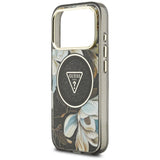 Guess iPhone 17 Pro/iPhone 18 Pro Deksel Glitter Flowers Svart