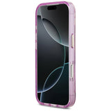 Guess iPhone 17 Pro/iPhone 18 Pro Deksel Glitter Flowers Lilla