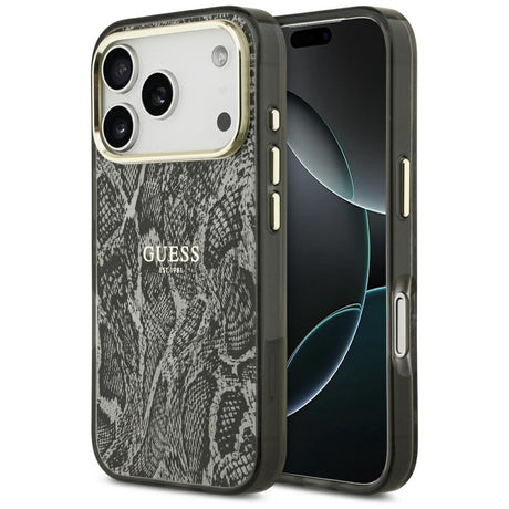 Guess iPhone 17 Pro/iPhone 18 Pro Deksel Python Svart