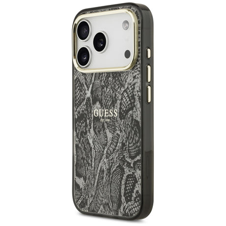Guess iPhone 17 Pro/iPhone 18 Pro Deksel Python Svart