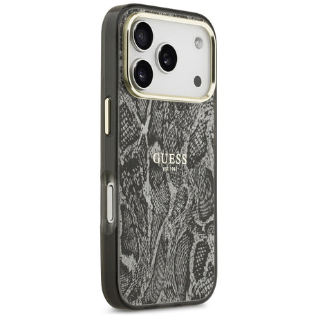 Guess iPhone 17 Pro/iPhone 18 Pro Deksel Python Svart